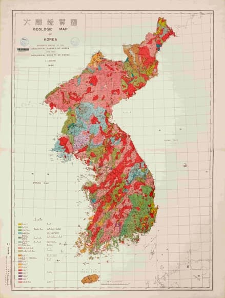 대한지질도